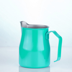 Dzbanek do spieniania mleka 500ml - niebieski