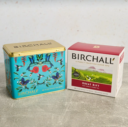 Herbata czarna Birchall Great Rift 80 torebek + puszka Africa Tea Caddy