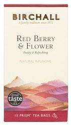 BIRCHALL Herbatka owocowa Red Berry & Flower 15 piramidek