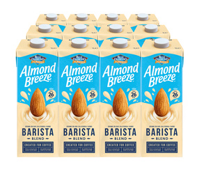 12x Napój migdałowy do kawy Almond Breeze Barista 1L
