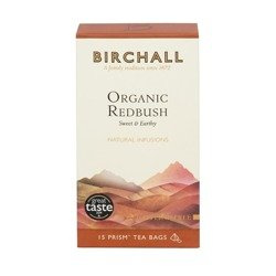 Herbata Birchall Organic Redbush  - rooibos, piramidka, 15 szt
