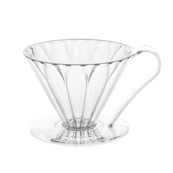 Drip zaparzacz do kawy Tritan Flower Dripper clear przezroczysty rozmiar: cup4