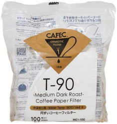 Filtr papierowy do kawy CAFEC MEDIUM TH-3 / T-90 cup1 100szt.