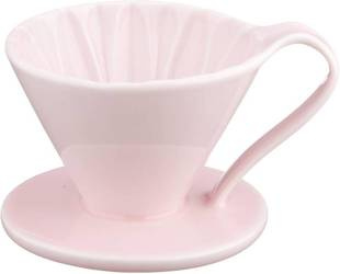 Drip ceramiczny stożkowy Arita FLOWER DRIPPER, kolor różowy, rozmiar: cup1