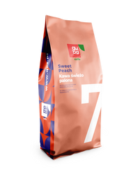 Kawa ziarnista No. 7 Sweet Peach z rzemieślniczej palarni Quba Caffe - 1kg