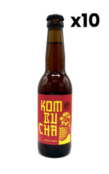 10x Kombucha - Świeża Malina 330 ml